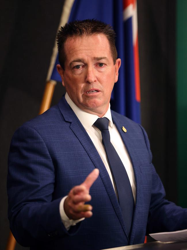 Acting Premier and Police Minister Paul Toole. Picture: NCA NewsWire / Damian Shaw