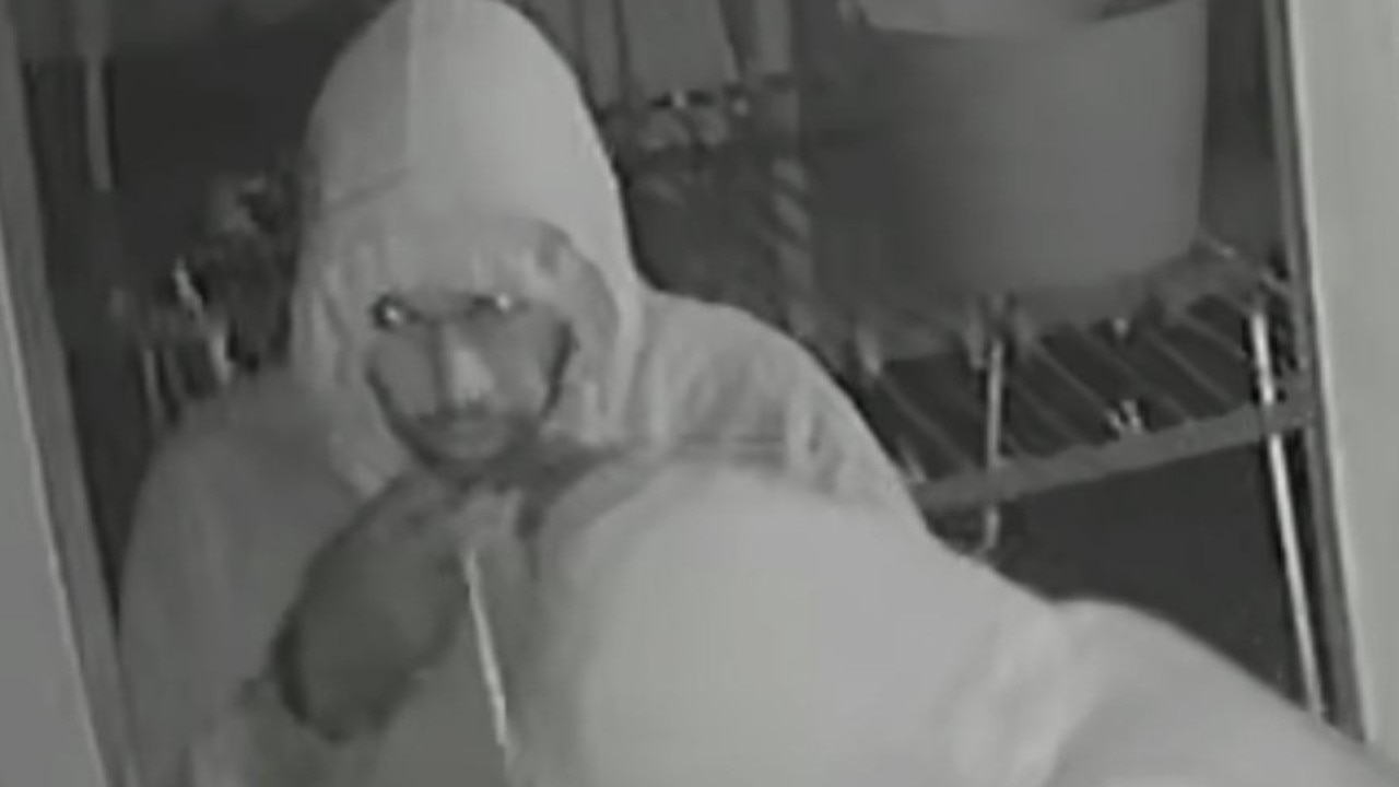 Creepy CCTV shows armed home invasion