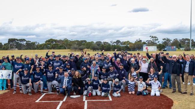 Lara Baseball Club received new facilities under stage two of a multimillion-dollar masterplan. Picture: Lara Baseball Club.