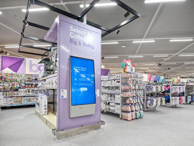 Kmart is trialling a new 'select and collect' kiosk in a Melbourne store aimed at those buying big and bulky items. Picture: Supplied