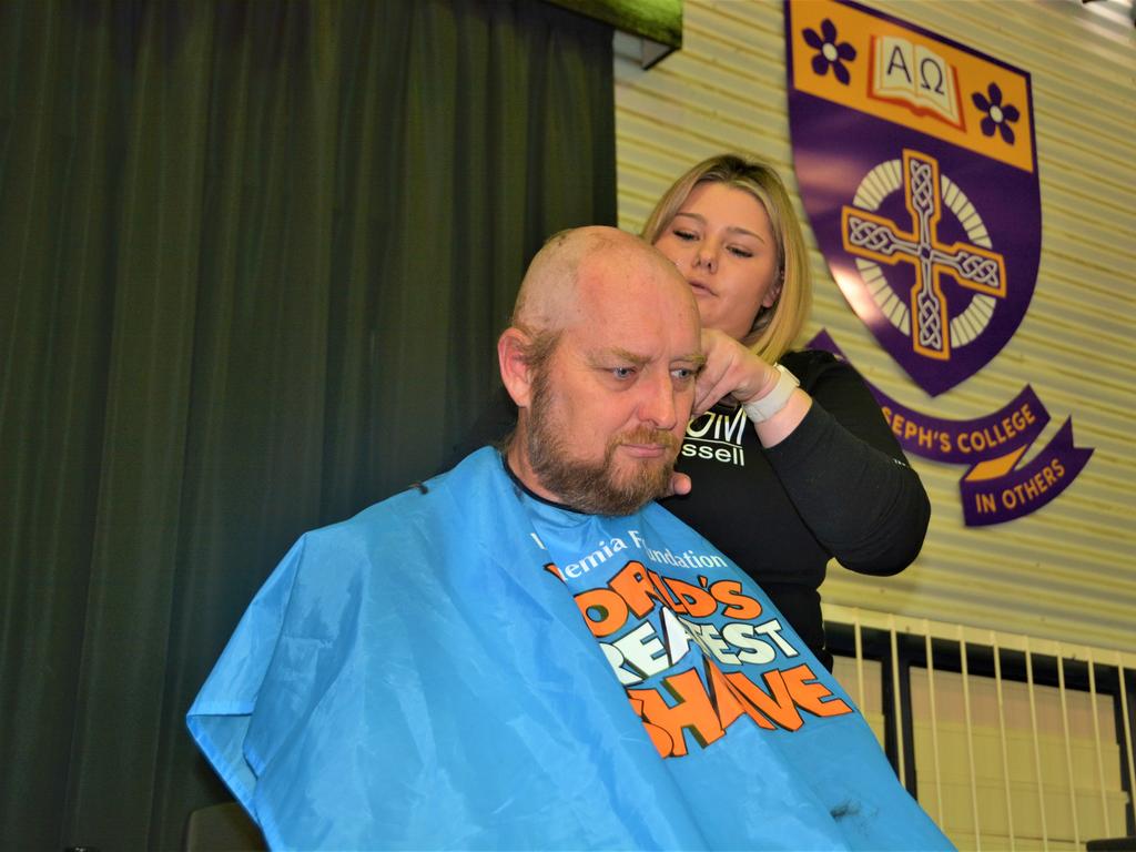 At the St Joseph's College 2023 World's Greatest Shave event is Picture: Rhylea Millar