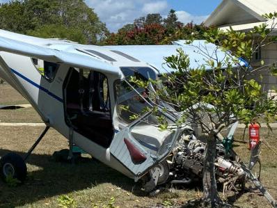 Cootharaba crash landing Picture: RACQ LifeFlight