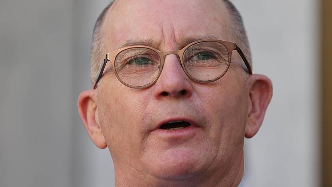 CANBERRA, AUSTRALIANewsWire Photos JANUARY 10, 2021: Australia's Chief Medical Officer, Professor Paul Kelly, spoke to media during a press conference in Parliament House Canberra.Picture: NCA NewsWire / Gary Ramage