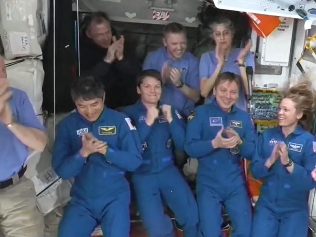 SpaceX crew docks with ISS to being stranded astronauts home