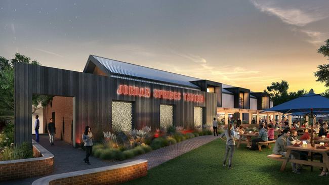 What it could look like ... An artist's impression of the proposed Jordan Springs Tavern. Picture: Supplied