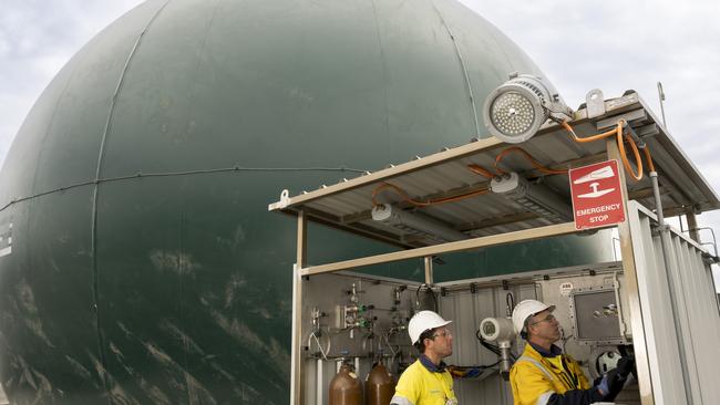 The Sydney Water biomethane injection plant.