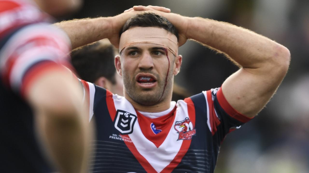 James Tedesco of the Roosters is reportedly locked in a contract dispute.
