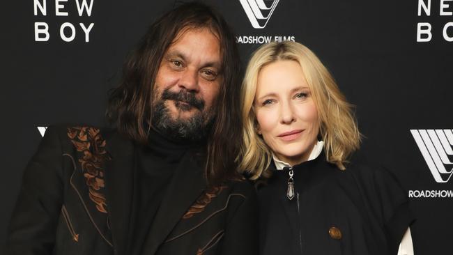 Cate Blanchett and Warwick Thornton at a screening of their film together The New Boy at Sydney's Randwick Ritz.