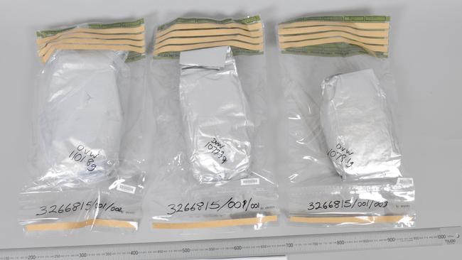 More drugs seized during Operation Volante in 2012 linked to charges laid against Chung Chak Lee. Picture: Supplied.