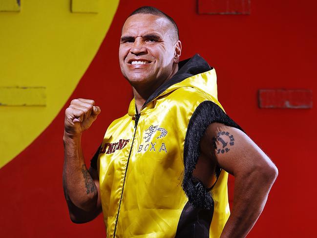 Anthony Mundine will box five rounds for the opening of his foundation. Picture: Sam Ruttyn