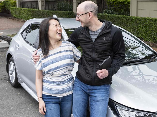 NSW Section: Smart DailyCharmaine Tham & Mark MacIsaac with their new vehicle in Botany.A new trend in new and used car sales is emerging - people buying their car online without a test drive, for a haggle free price.Charmaine got her new car through one of these services - Cars24.  PictureÃ&#149;s Darren Leigh Roberts