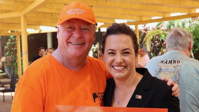 Brian O'Gallagher with Lia Finocchiaro