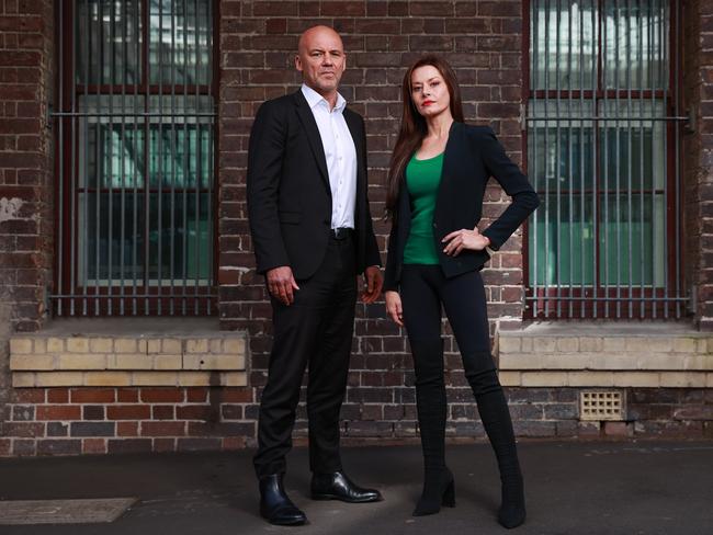 Madeleine West and Gary Jubelin, investigate child sexual abuse in Predatory. Picture: Justin Lloyd.