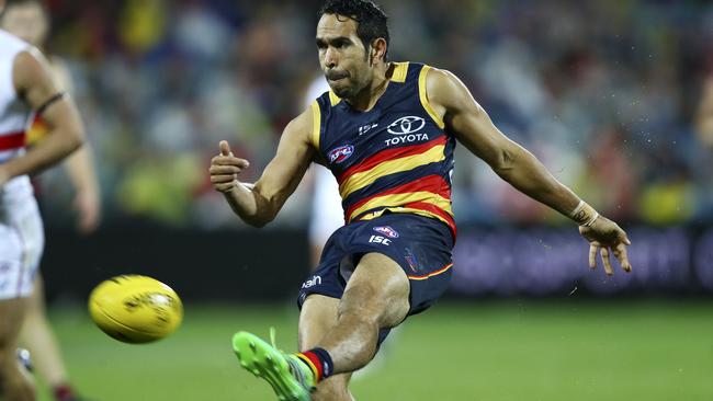 Eddie Betts in action for Adelaide. Picture: Sarah Reed