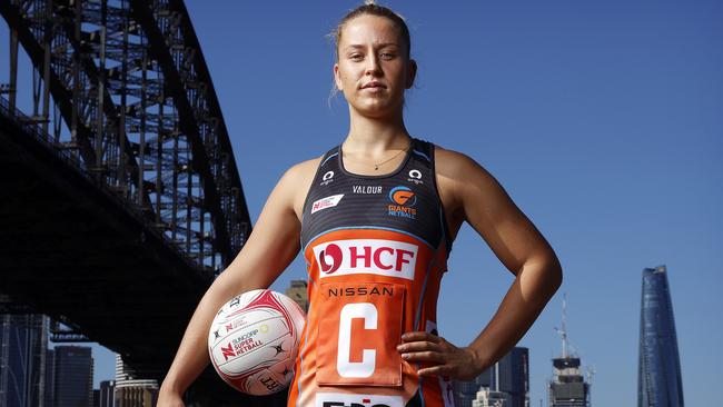 Giants midcourter and Diamonds ace Jamie-Lee Price will miss Sunday’s Super Netball clash against the Adelaide Thunderbirds with Covid. Picture: Tim Hunter