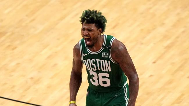 Marcus Smart starred on his return to the Celtics line-up. Photo: Eric Espada/Getty Images/AFP