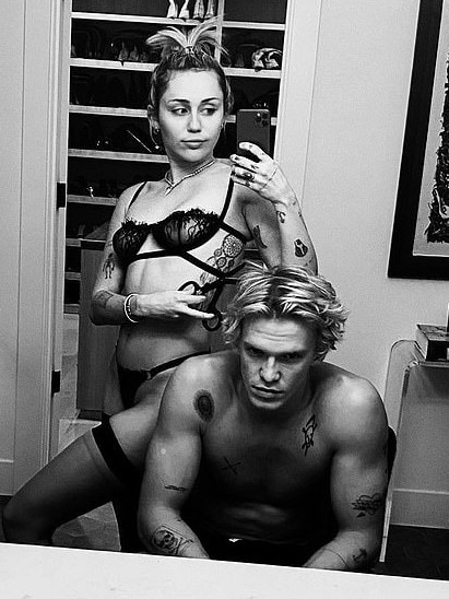 The way they were! Miley Cyrus and Cody Simpson. Picture: Instagram