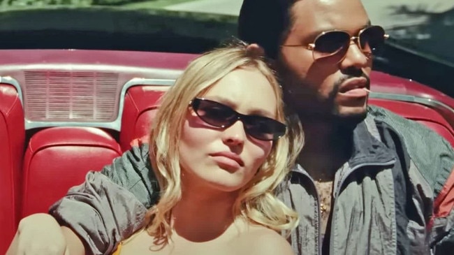 The Idol stars Lily-Rose Depp and Abel Tesfaye. Picture: Binge