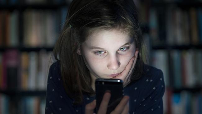 Smartphone ‘addiction’ is surging in young kids. Picture: iStock