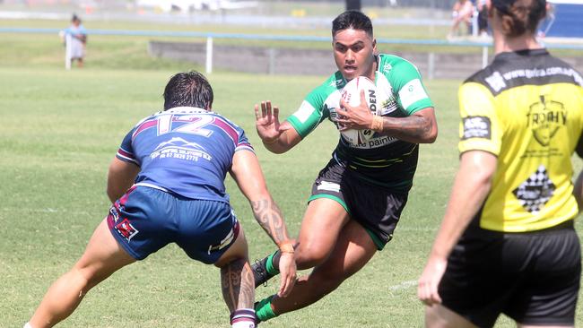 Leighmon Hohaia Katene has been nominated as one of Queensland’s best A-grade rugby league playmakers. Picture: Richard Gosling