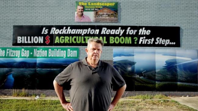 Businessman Dominic Doblo’s Fitzroy Gap dam would dwarf the Snowy Mountains Scheme.