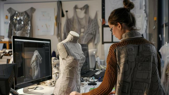 Swinburne University of Technology is fusing high tech and high fashion to launch a new forward-thinking Bachelor of Design (Fashion) preparing graduates for a rapidly transforming industry. Picture: Supplied