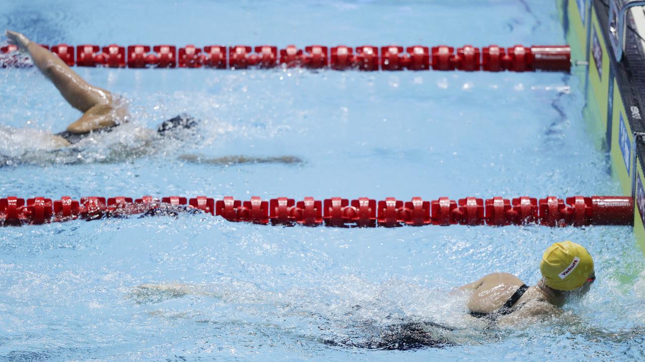 Ariarne Titmus shocks world after beating Katie Ledecky at swimming ...