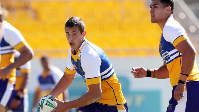 Jakob Arthur in action for Patrician Brothers Blacktown. Picture: Jonathan Ng