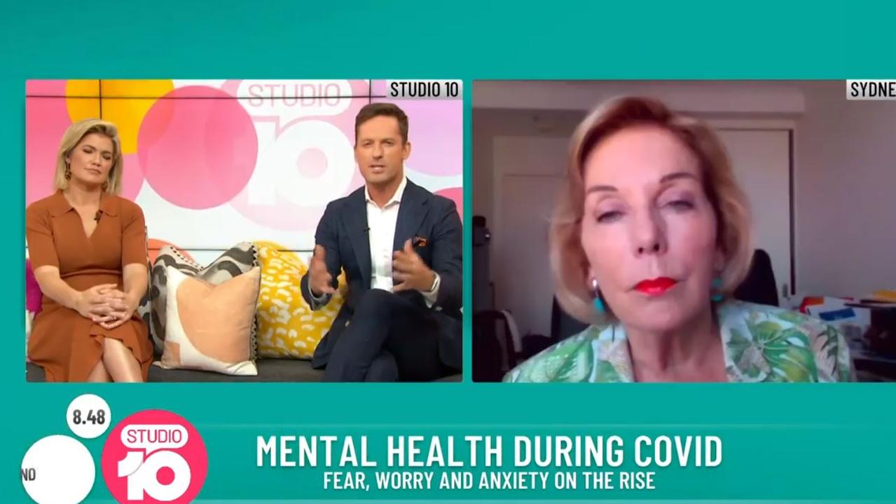 Ita Buttrose talked about mental health on Studio 10.