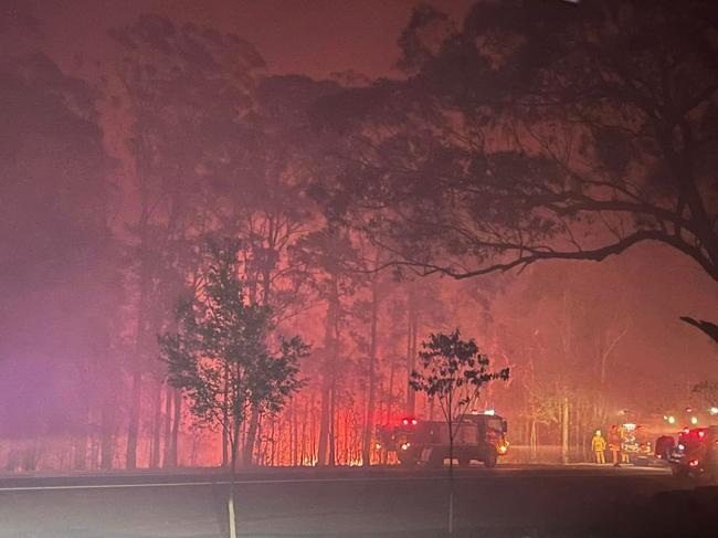 Steve Irwin Way at the Landsborough turn off. Credit: Facebook