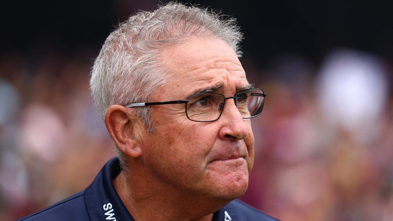 Lions coach Chris Fagan says he doesn’t think about the investigation ‘day in and day out’. Picture: Chris Hyde/AFL Photos/via Getty Images