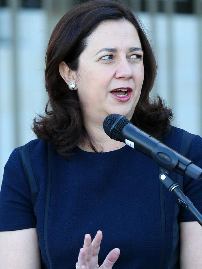 Premier Annastacia Palaszczuk has ripped in to Malcolm Turnbull. Picture: Nigel Hallett