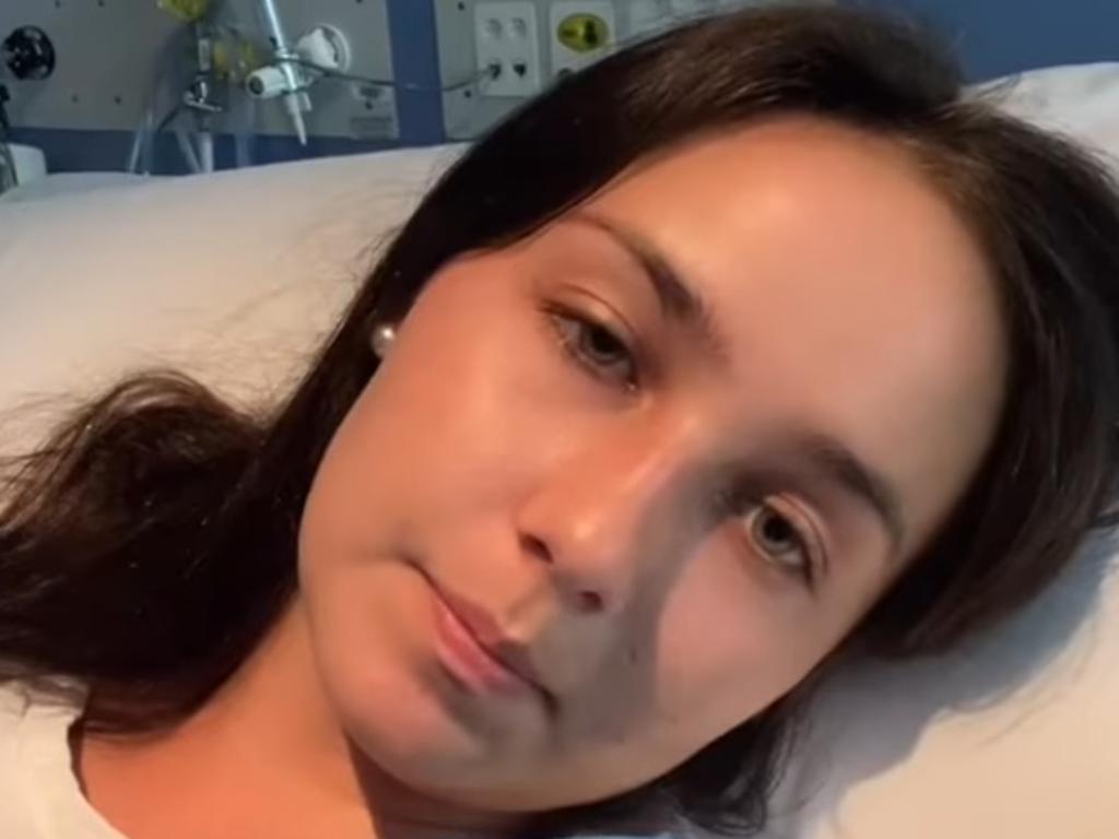 She has blamed the vaccine but authorities have not confirmed the link. Picture: @cienna.knowles/TikTok
