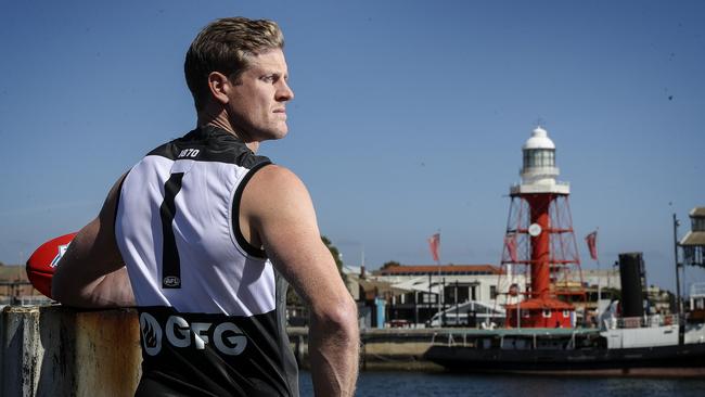 Tom Jonas will be the Power’s sole captain in 2020. Picture: Sarah Reed