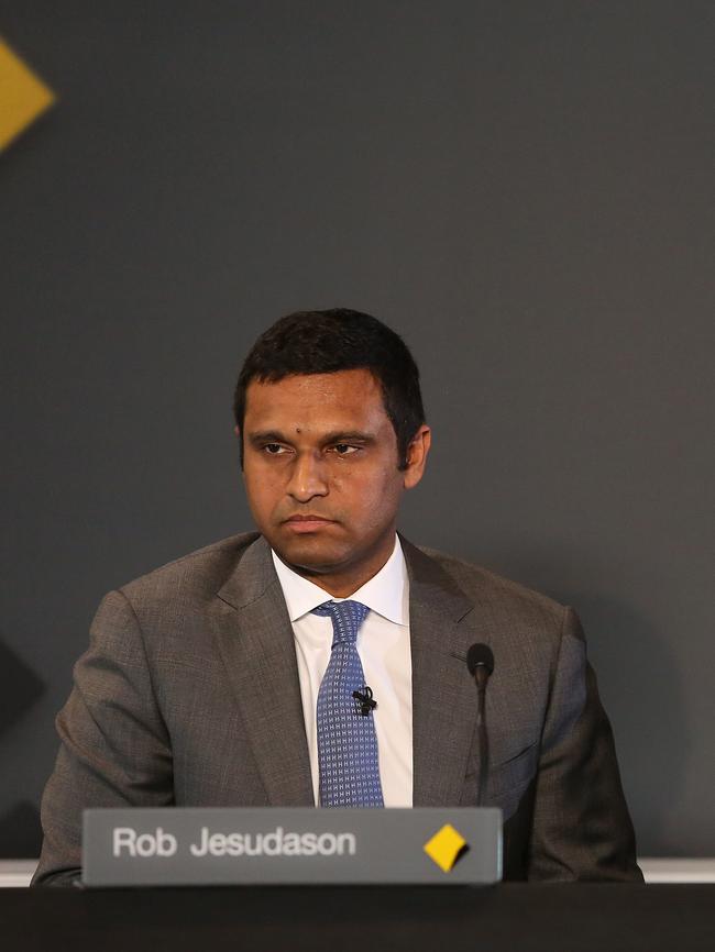 Commonwealth Bank CFO revealed his exit to the bank on Friday. Picture: James Croucher
