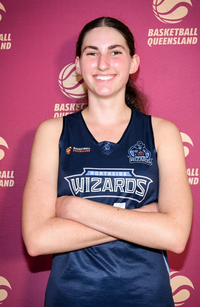 Queensland South U16 Girls player Samantha Melksham. Picture: Basketball Queensland