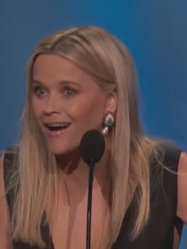 Reese Witherspoon's Nicole Kidman impression.