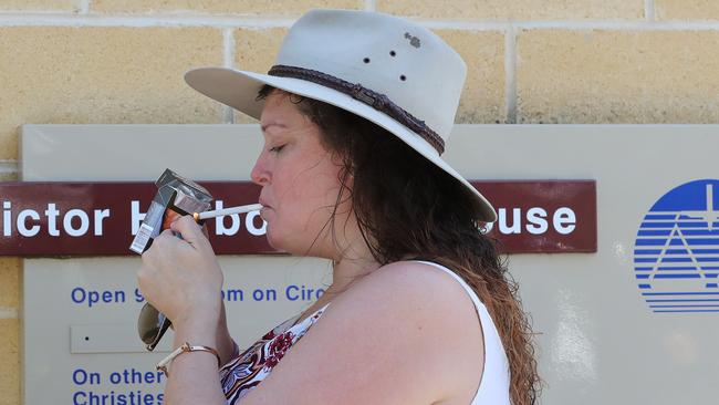 Tziporah Malkah outside court, in Victor Harbor. Picture: Dylan Coker