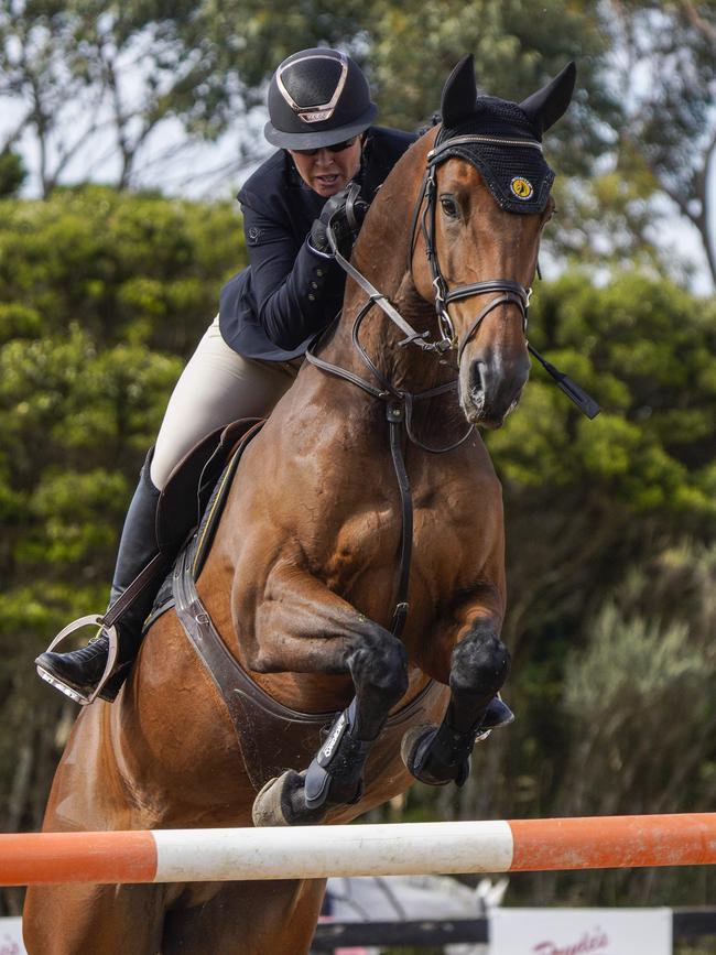 Rebecca Jenkins and her horse Fairview Cambridge. Picture: Valeriu Campan