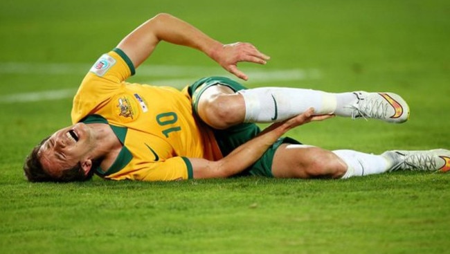 Robbie Kruse has wretched luck with injuries.