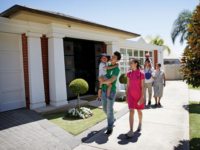 Chinese property buyers like Frankie Wan and his wife Ashley Xeu and kids Mark, 4, and Eric, 2, account for one third of property purchases by foreign nationals. Picture: Toby Zerna