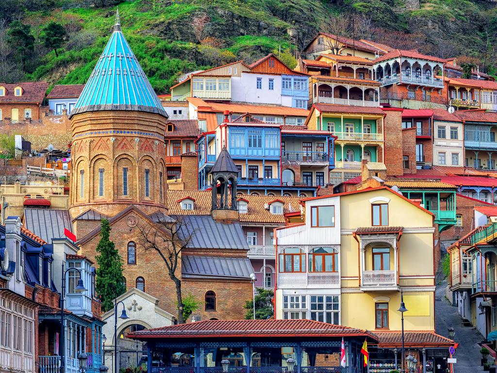 The Old Town of Tbilisi, Georgia.