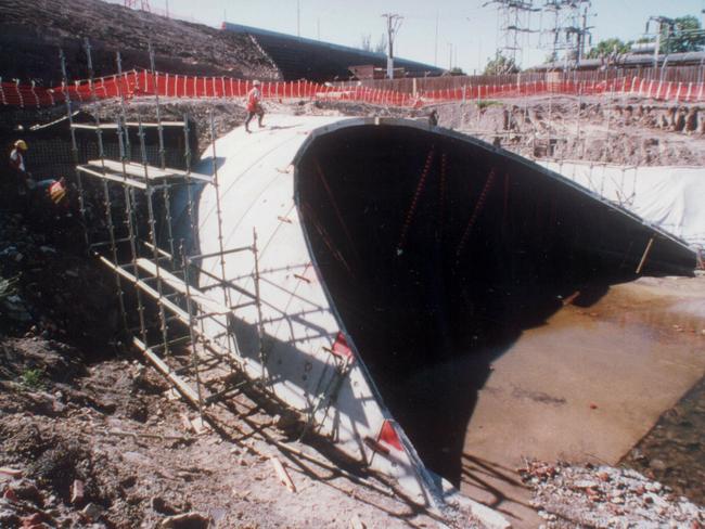 The redevelopment of the South Eastern Freeway.