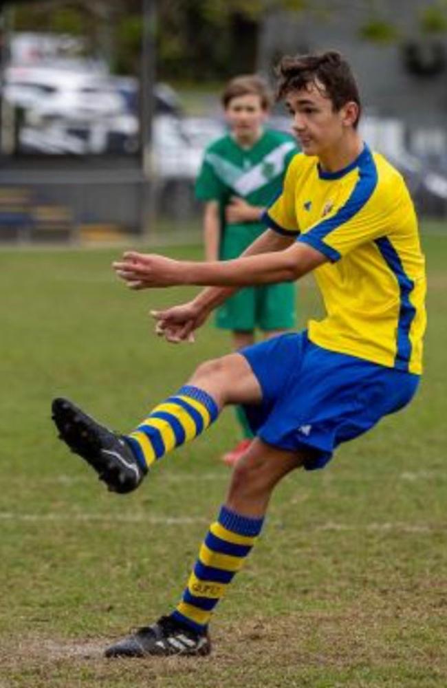 Cooper Hall from Gympie United has been named by his coaches as a player to watch.