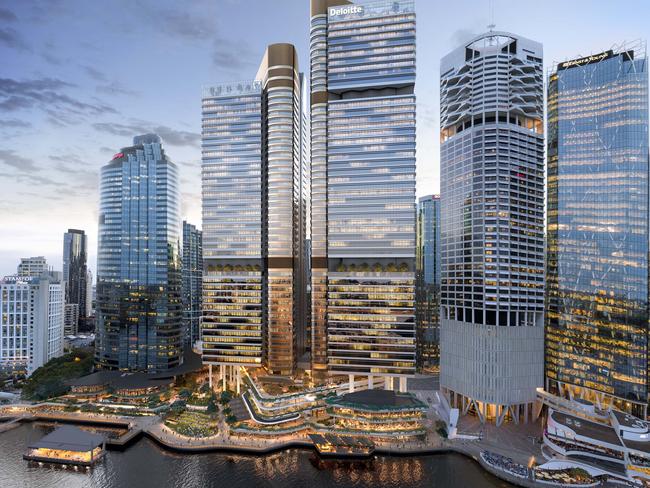 An artist's impression of the $2.5bn Waterfront Brisbane development.