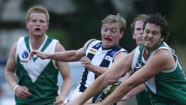 Jayden Hind in action for Clunes.