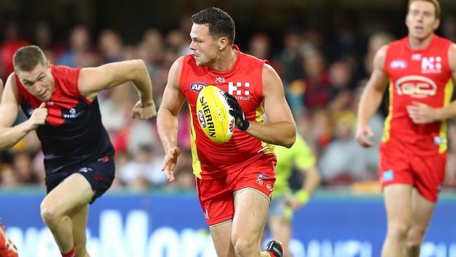 Melbourne should throw everything at trying to lure Steven May to the club, Mick McGuane says. Picture: Getty