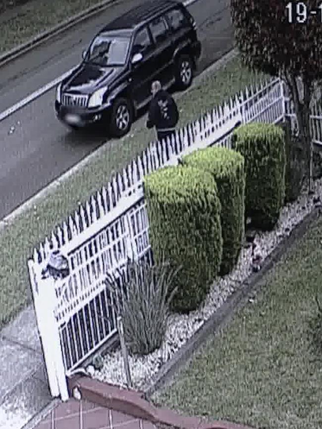 outside his Condell Park home in Canterbury-Bankstown.