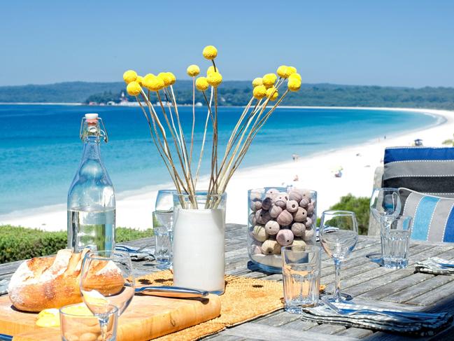 SUNDAY ESCAPE. BEACH HOUSES. White Sands Hyams Beach, Jervis Bay, NSW. Picture: Supplied