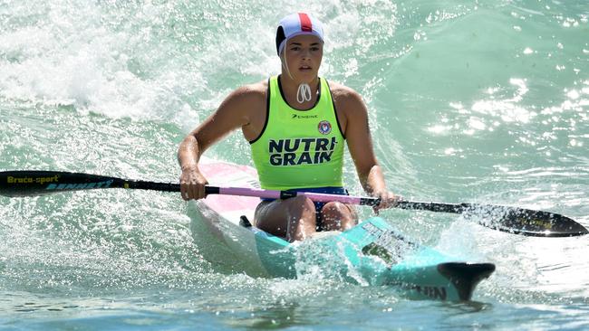 Ironwoman Lily Finati at the trials on the Gold Coast.